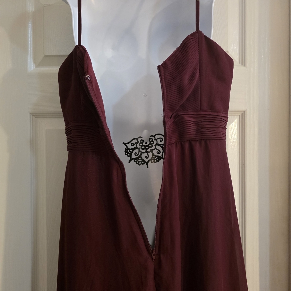 Birdy Grey Burgundy Gown- L - Picture 9 of 14